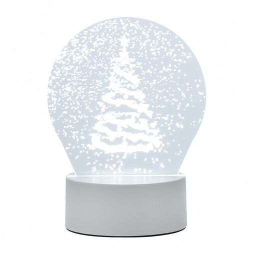 Ночник светодиодный Energy EN-NL 24 3D Елочка и снег, 5 В, 17 x 14 см фото