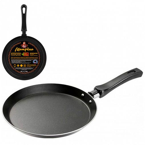 Блинница Матрена, с антипригарным покрытием, 22 см фото