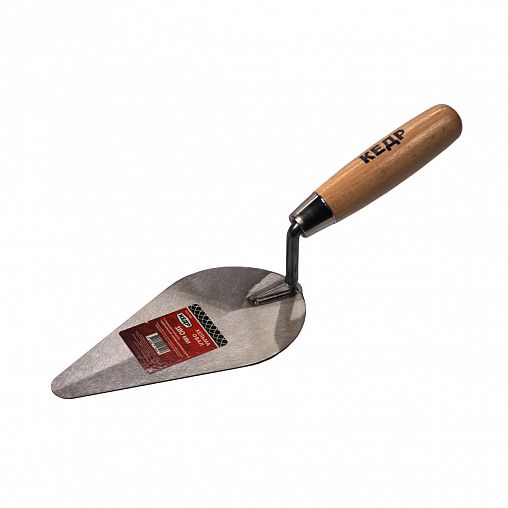 Кельма Кедр Овал, нержавеющая сталь, деревянная ручка, 180 мм фото