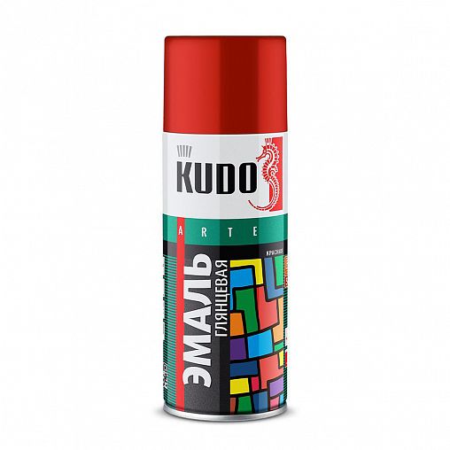 Аэрозольная алкидная краска Kudo KU-10110, 520 мл, RAL 5000, сине-фиолетовая фото
