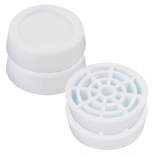 Антивибрационные подставки Мультидом МТ76-135 для стиральной машины и холодильника, d 6 см, 4 шт фото