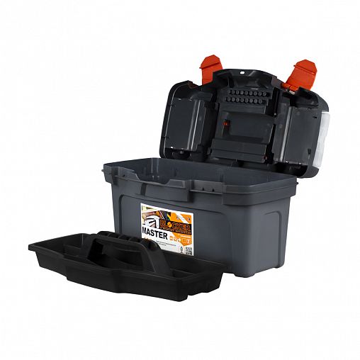 Ящик для инструментов Blocker Master, 40,8 x 21,8 x 22,3 см, серый фото