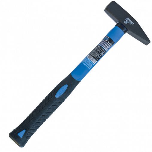 Молоток слесарный Tech-top, пластиковая обрезиненная ручка, 400 г фото