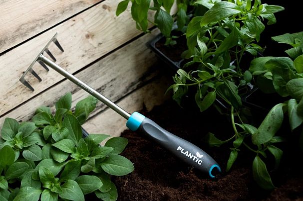 Грабли садовые Plantic by Fiskars Light Optimum, 5 зубьев, 310 мм фото