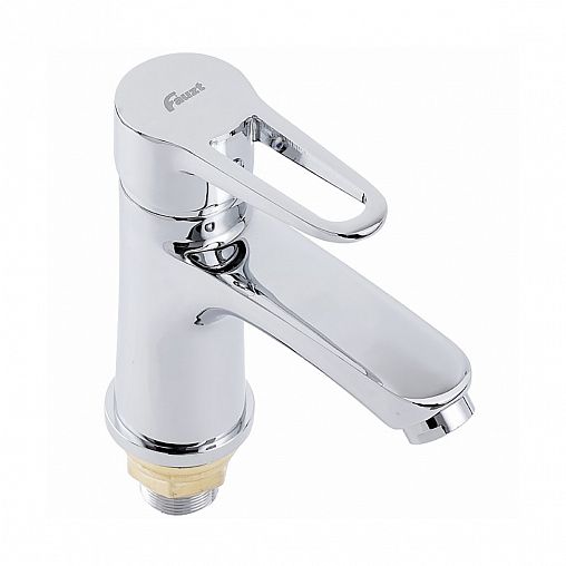 Смеситель для раковины с коротким изливом Fauzt FZS-242-B100, однорычажный, хром фото