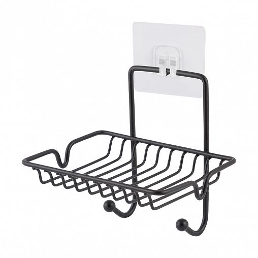 Держатель для мыла и губки Mallony Magic MR-07, самоклеящийся, 13 х 7 х 10 см фото