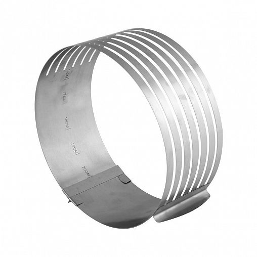 Форма кулинарная регулируемая Мультидом, нержавеющая сталь, d 16 - 20 см фото