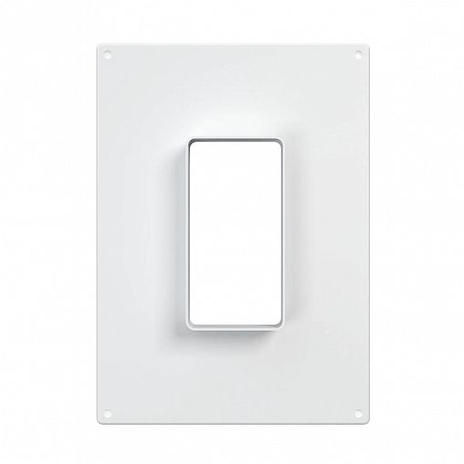 Площадка торцевая Era 612ПТВ, пластик, с фланцем 60 x 120 мм, 180 x 250 мм фото