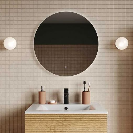 Зеркало в ванную IDDIS Bild, круглое, с подсветкой, d 80 см фото Зеркало в ванную IDDIS Bild, круглое, с подсветкой, d 80 см фото