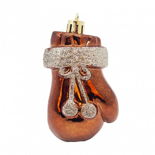 Набор елочных украшений Рукавицы, 9 x 7 x 3,5 см, 4 шт, разноцветный фото