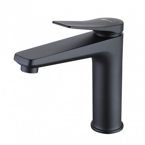 Смеситель для раковины Lemark Bronx LM3737BL, однорычажный, черный фото