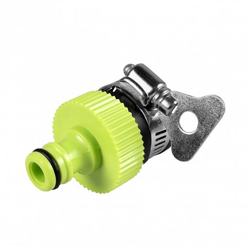 Адаптер с наружной резьбой для шлангов Feona, с хомутом для труб 16 - 21 мм фото