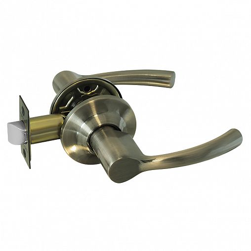 Ручка-защелка Нора-М Isparus ТТ1-05, без запирания, старая бронза фото