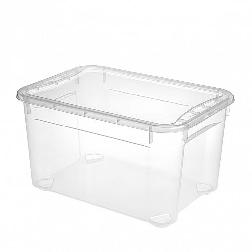 Ящик универсальный Econova Кристалл XS Plus, 389 x 275 x 215 мм, 16 л, прозрачный фото