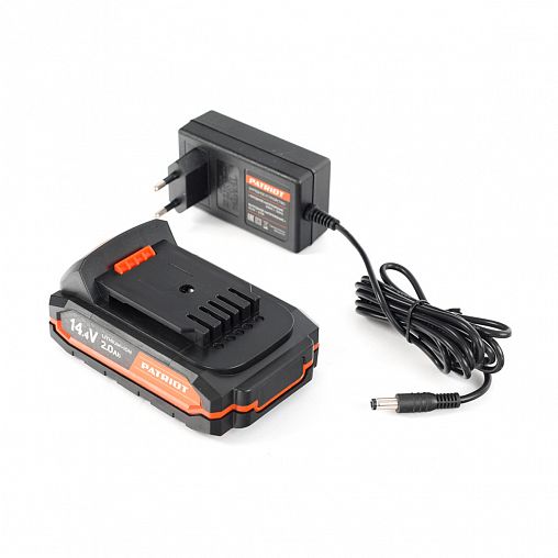 Дрель-шуруповерт аккумуляторная Patriot BR 141ES, 14,4 В, 2 x 2 Ач Li-ion, с 2 АКБ и ЗУ фото