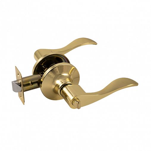 Ручка-защелка Нора-М Isparus ЗВ1-03, фиксатор, золото фото