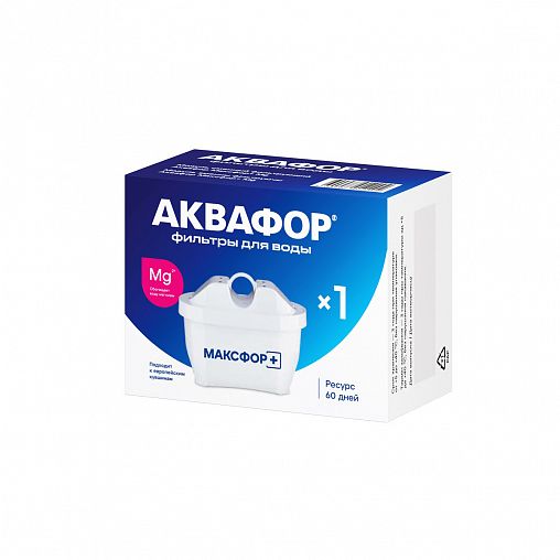 Картридж сменный для фильтров Аквафор Максфор + Mg, В25Mg, 200 л, 1 шт фото