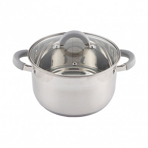 Кастрюля Mallony Felicita с крышкой, нержавеющая сталь, 5,1 л фото