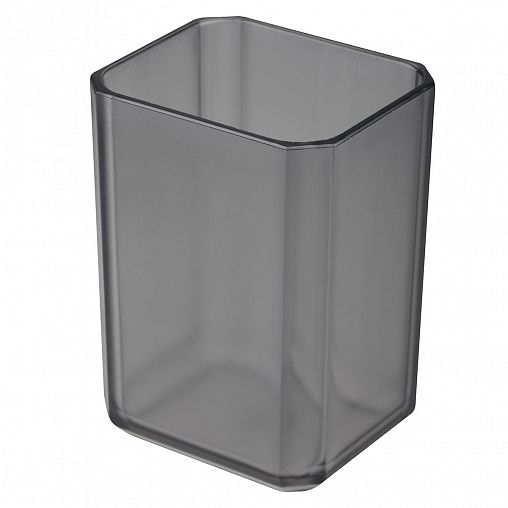 Стакан для зубных щеток Рыжий кот Оникс, серый фото