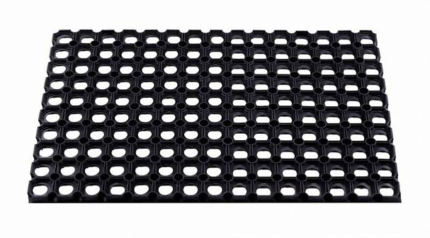 Коврик придверный SunStep, грязесборный, 50 x 100 x 1,6 см, черный фото