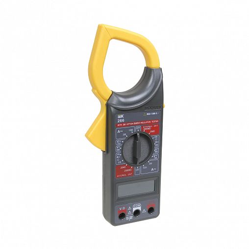 Клещи токоизмерительные IEK Expert 266, с ЖК-дисплеем фото