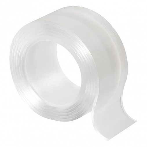 Скотч двусторонний многоразовый Park, усиленный, 30 мм x 1 м, прозрачный фото