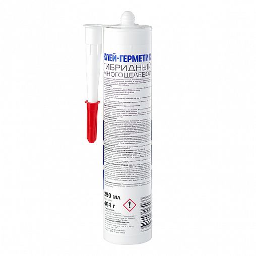 Клей-герметик MasterTeks Profimaster Гибридный, 290 мл, белый фото