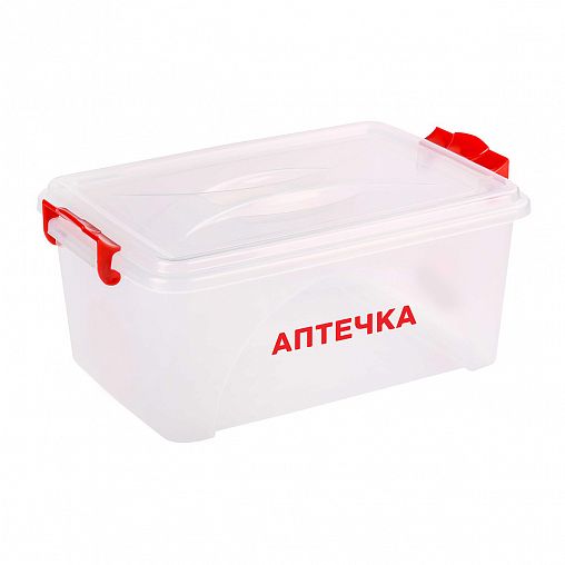 Аптечка пластиковая Альтернатива Аптечка, с ручкой, 35,2 x 23,7 x 14,5 см, белая фото