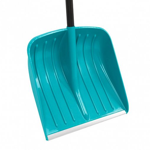 Лопата для уборки снега Palisad Luxe, с алюминиевым черенком, 450 x 450 мм фото