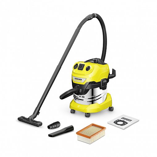 Профессиональный пылесос для сухой и влажной уборки Karcher WD 4 P S V-20/5/22, 1000 Вт фото