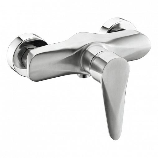 Смеситель для душа Профсан ПСМ-300-4, однорычажный, нерж. сталь фото