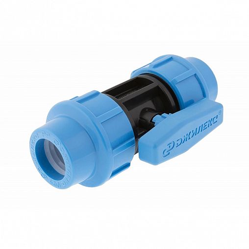 Кран шаровой для труб ПНД Джилекс, 25 x 25 мм фото