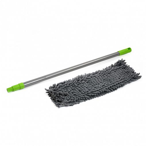 Швабра для пола Doм-Doм, с насадкой из микрофибры, с рукояткой 75 - 120 см фото