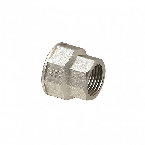 Муфта переходная латунная РТП с внутренней резьбой 1" x 1/2" фото Муфта переходная латунная РТП с внутренней резьбой 1" x 1/2" фото