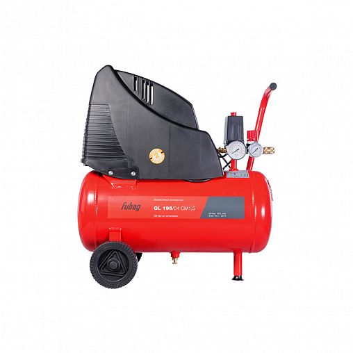 Компрессор поршневой безмасляный Fubag OL 195/24 CM1.5, 1100 Вт фото