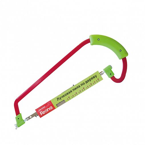 Пила лучковая по дереву Feona, пластиковая рукоятка, 500 мм фото