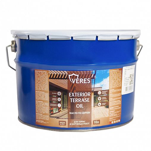 Масло для дерева Veres Exterior Terrase Oil, 10 л, палисандр фото