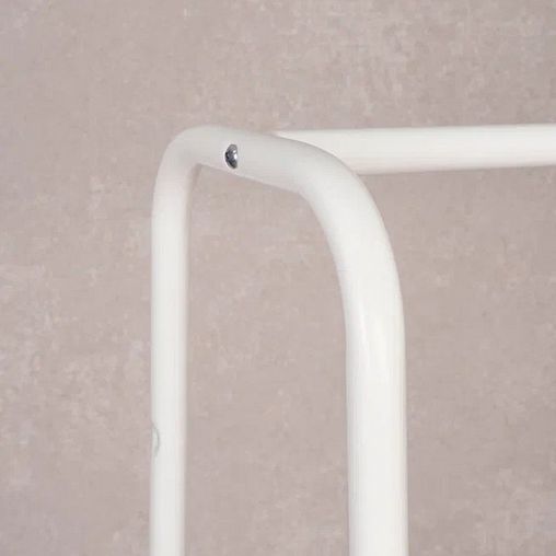 Вешалка напольная гардеробная с полками ЗМИ Скандинавия 1, 110 x 38,5 x 147 см, белая фото