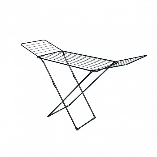 Сушилка для белья напольная Nika СБ1М/3, складная, сушильное полотно 18 м, черная фото