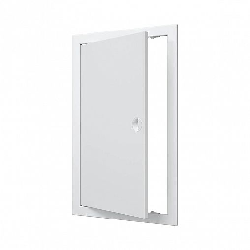 Люк-дверца ревизионная Evecs Л2540Р, ABS-пластик, с ручкой, с фланцем 246 x 396 мм, 268 x 418 мм фото