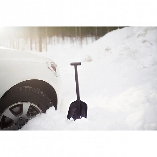 Лопата автомобильная для уборки снега Plantic Auto, с пластиковым черенком, 295 x 230 мм фото