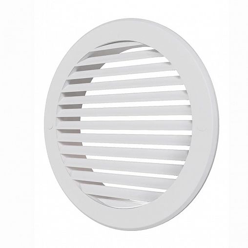 Вентиляционная решетка Era 15РКН, пластиковая, с фланцем D 150 мм, D 186 мм фото