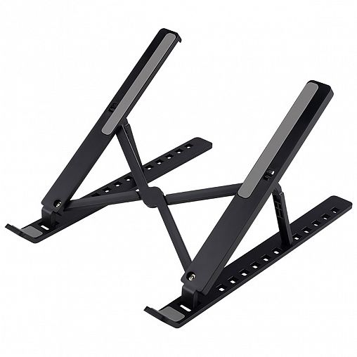 Подставка для ноутбука, планшета Рыжий кот, складная, черная фото