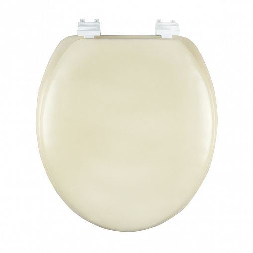 Сиденье для унитаза мягкое Мультипласт Групп, 41,5 x 35,5 x 5,5 см, бежевое фото