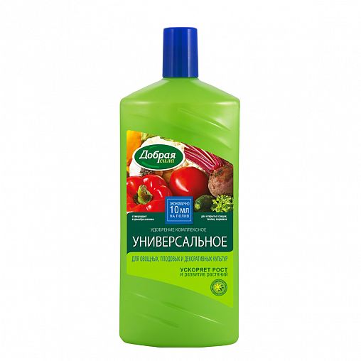 Удобрение жидкое Добрая сила универсальное, 1 л фото Удобрение жидкое Добрая сила универсальное, 1 л фото