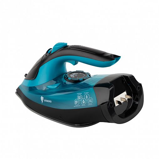 Утюг беспроводной Leonord LE-1807U, 2600 Вт, подошва керамическая, бирюзовый фото