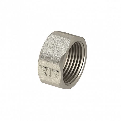 Заглушка латунная РТП с внутренней резьбой 3/4" фото Заглушка латунная РТП с внутренней резьбой 3/4" фото