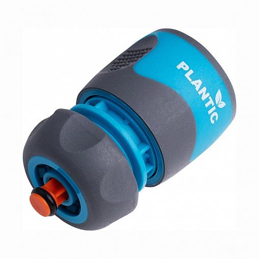 Коннектор для шлангов Plantic by Fiskars light, с аквастопом, 1/2" фото