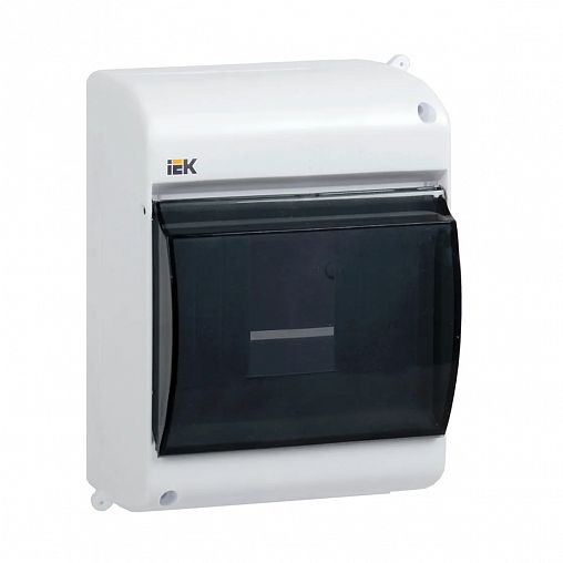 Бокс КМПн 2/4 IEK Krepta 3, для наружной установки, IP30, белый фото Бокс КМПн 2/4 IEK Krepta 3, для наружной установки, IP30, белый фото