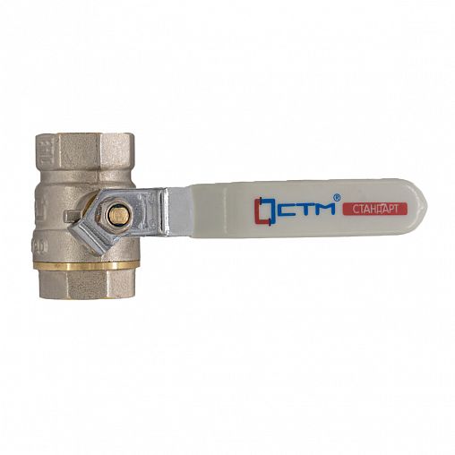 Кран шаровой латунный СТМ Стандарт, 1", внутренняя/внутренняя резьба, ручка фото